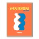 Santorini Travel Poster Santorini Travel Poster