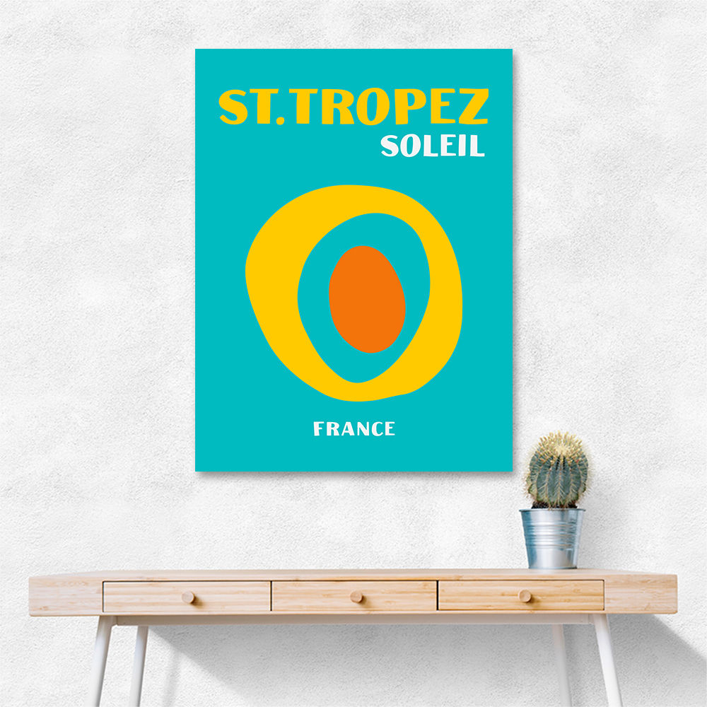 St Tropez Soleil Travel Poster