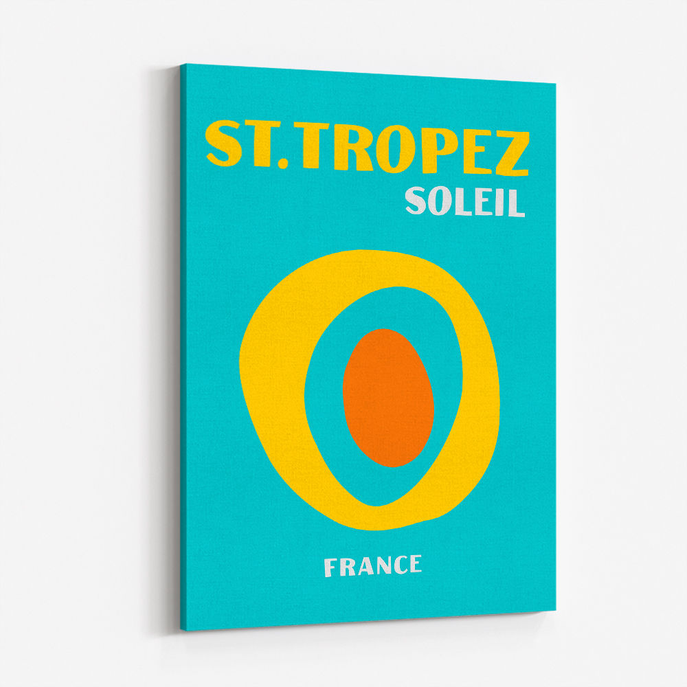 St Tropez Soleil Travel Poster