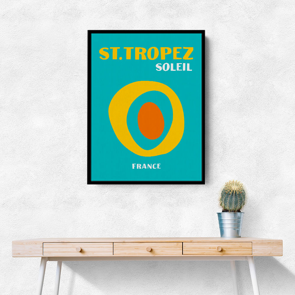 St Tropez Soleil Travel Poster