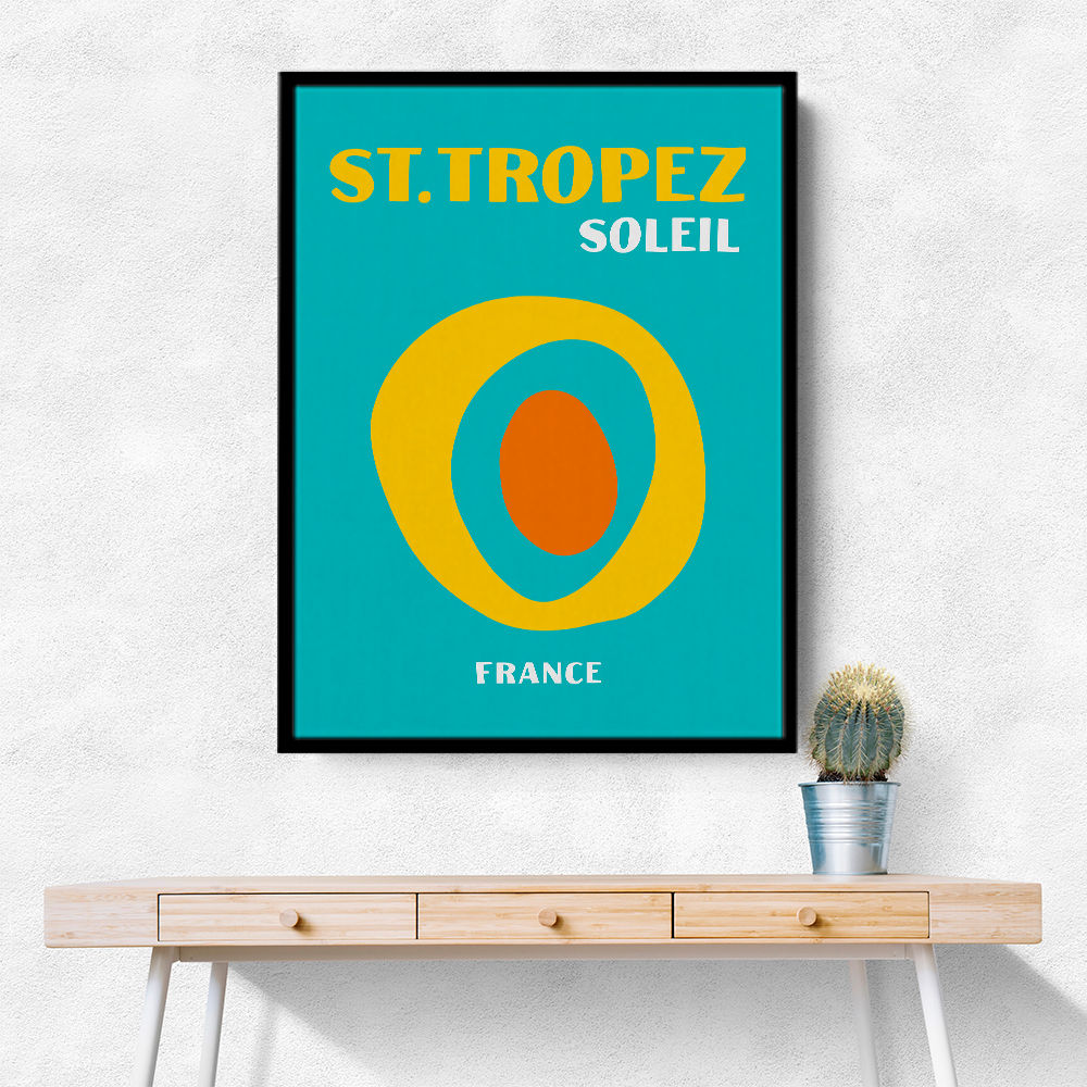 St Tropez Soleil Travel Poster