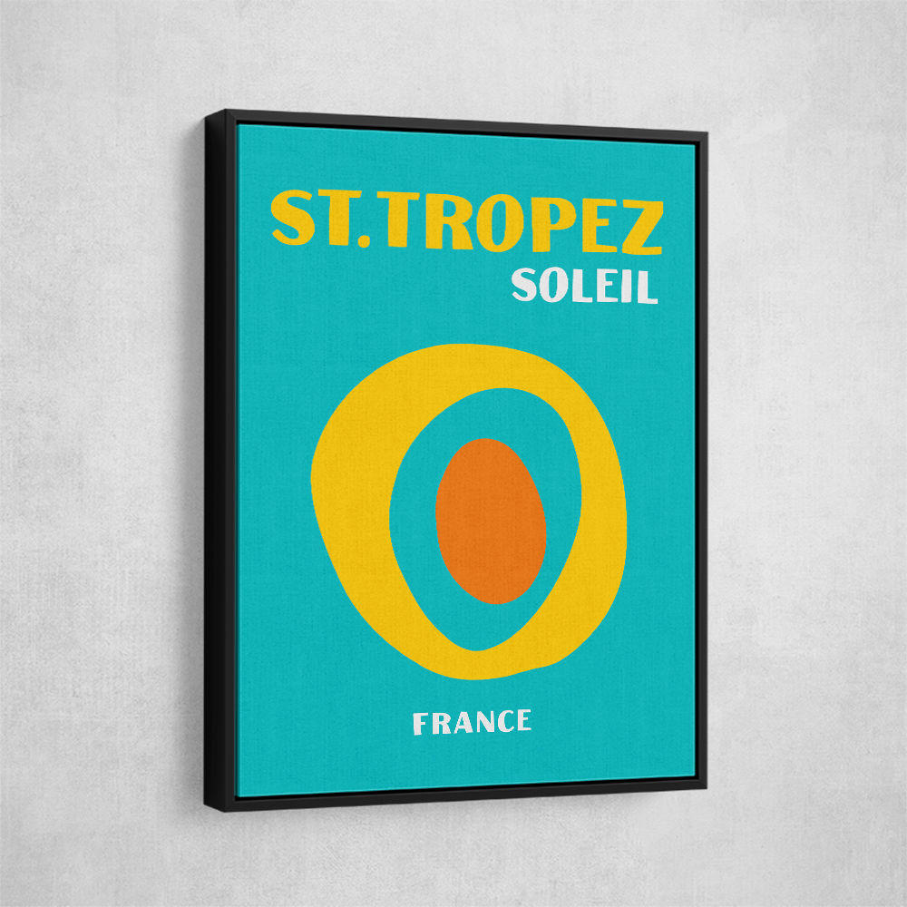 St Tropez Soleil Travel Poster
