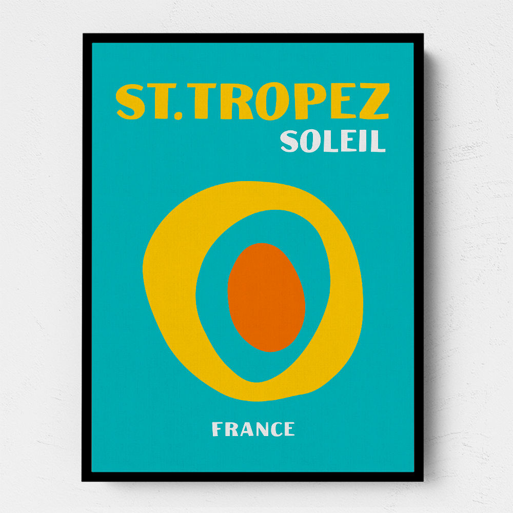 St Tropez Soleil Travel Poster