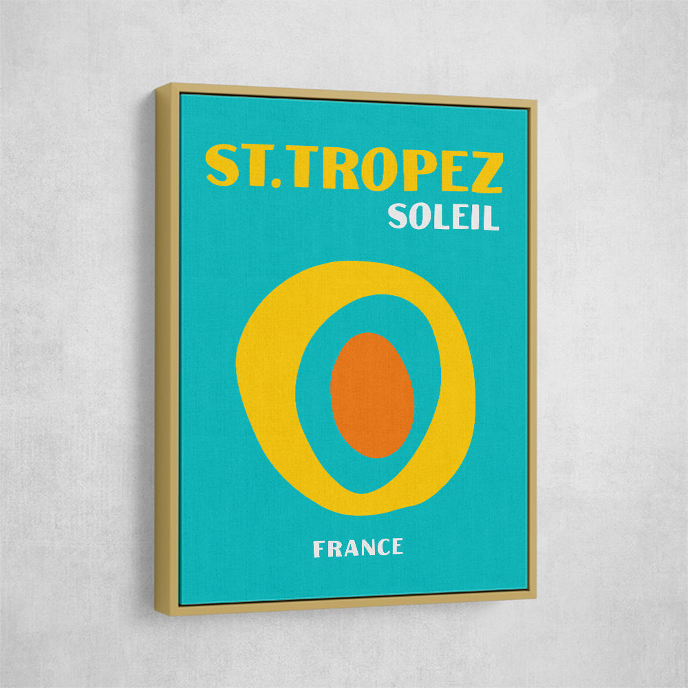 St Tropez Soleil Travel Poster