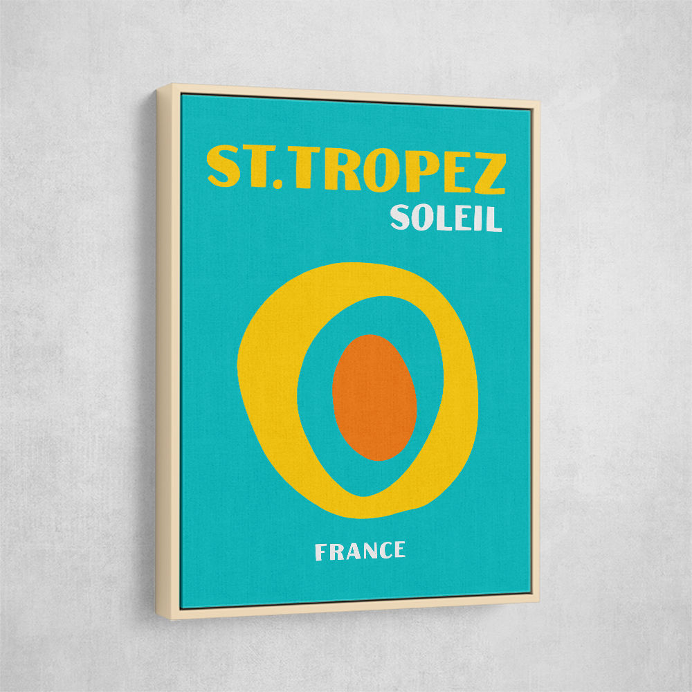 St Tropez Soleil Travel Poster
