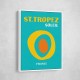 St Tropez Soleil Travel Poster