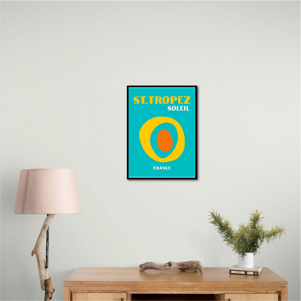 St Tropez Soleil Travel Poster