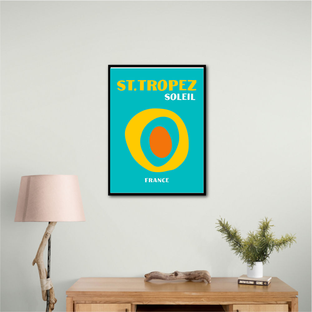 St Tropez Soleil Travel Poster
