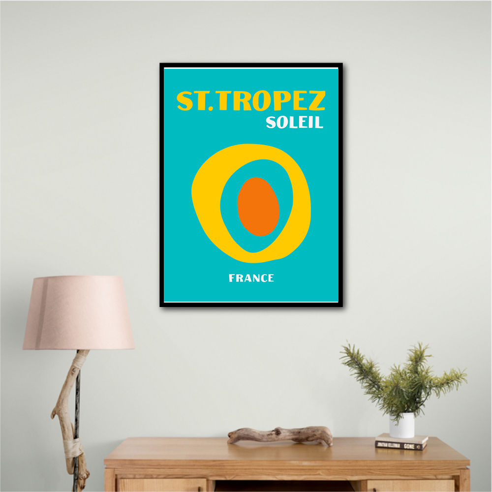 St Tropez Soleil Travel Poster