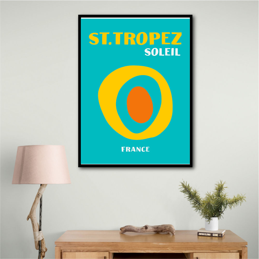 St Tropez Soleil Travel Poster
