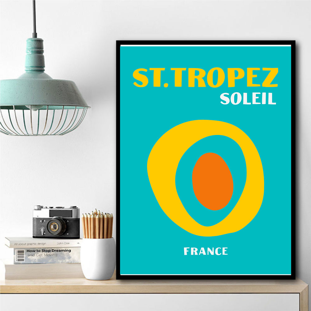 St Tropez Soleil Travel Poster