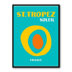 St Tropez Soleil Travel Poster