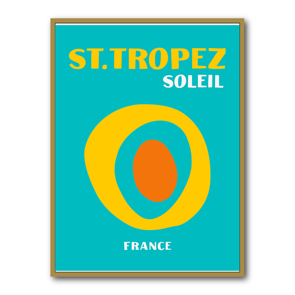 St Tropez Soleil Travel Poster