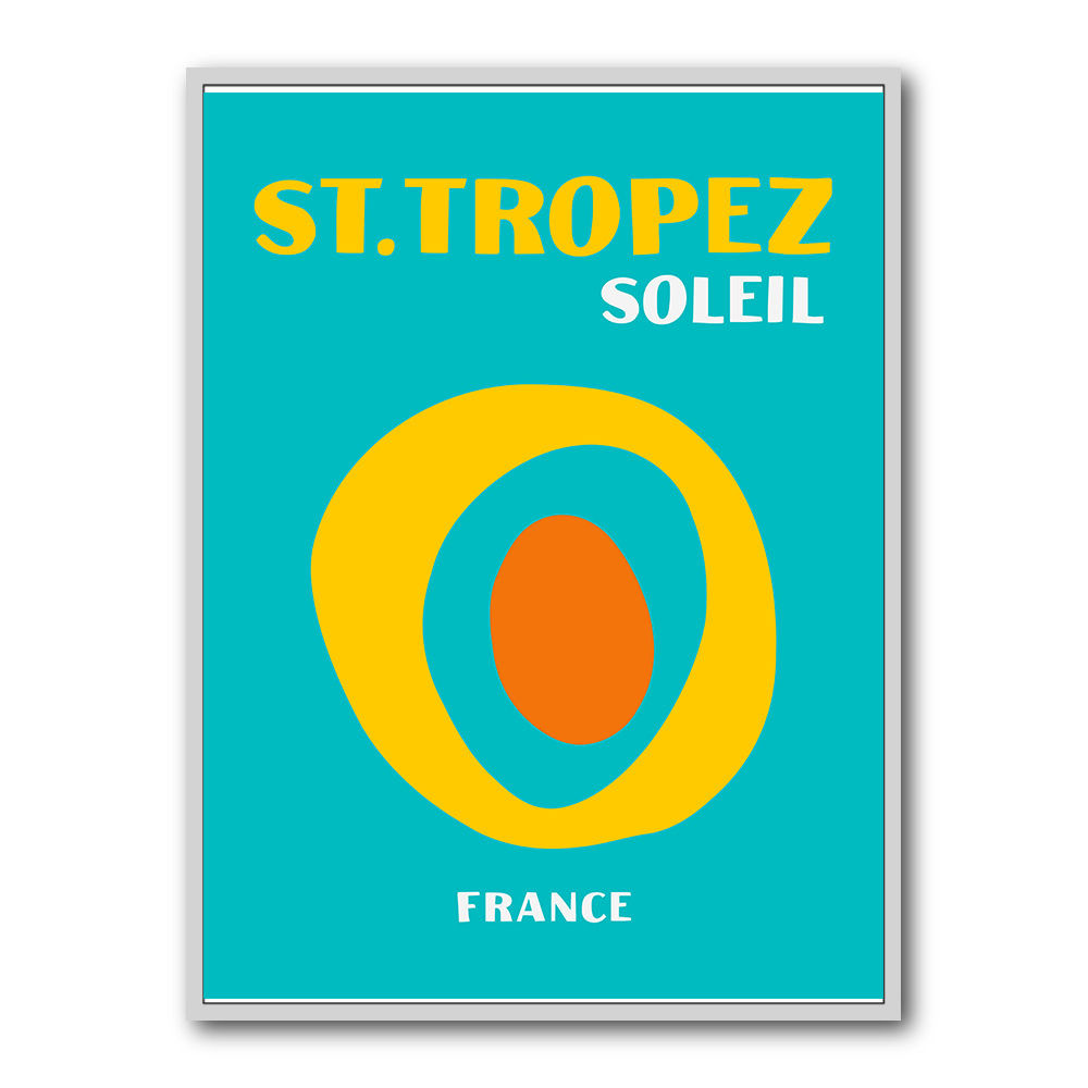 St Tropez Soleil Travel Poster