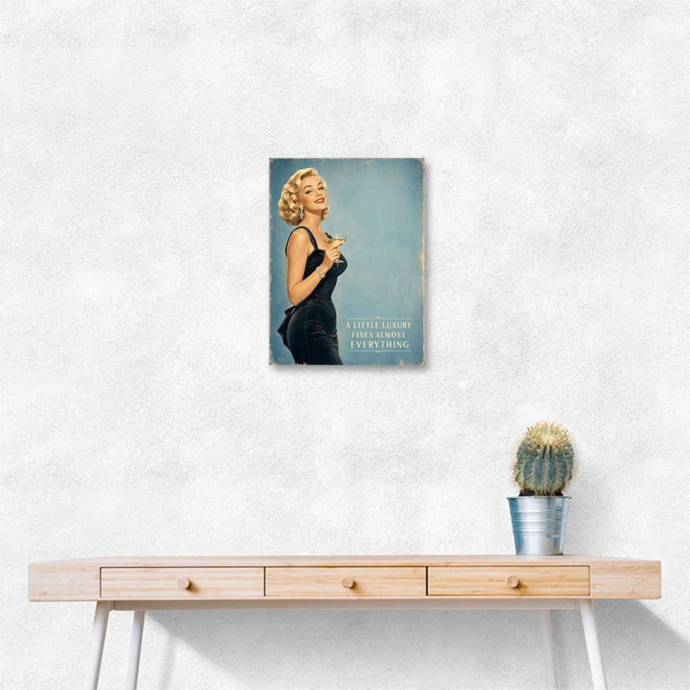 A Little Luxury Fixes Almost Everything Vintage Style Wall Art