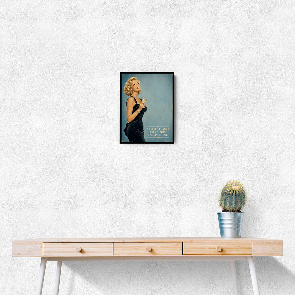 A Little Luxury Fixes Almost Everything Vintage Style Wall Art