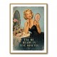 I'll Be Ready in Five Minutes Vintage Wall Art