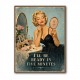 I'll Be Ready in Five Minutes Vintage Wall Art