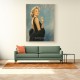 Champagne First - Questions Later Vintage Glamour Style Wall Art