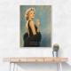 Champagne First - Questions Later Vintage Glamour Style Wall Art