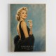 Champagne First - Questions Later Vintage Glamour Style Wall Art