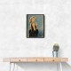 Champagne First - Questions Later Vintage Glamour Style Wall Art