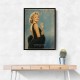 Champagne First - Questions Later Vintage Glamour Style Wall Art