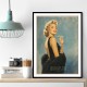 Champagne First - Questions Later Vintage Glamour Style Wall Art