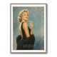 Champagne First - Questions Later Vintage Glamour Style Wall Art