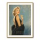 Champagne First - Questions Later Vintage Glamour Style Wall Art