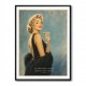 Champagne First - Questions Later Vintage Glamour Style Wall Art