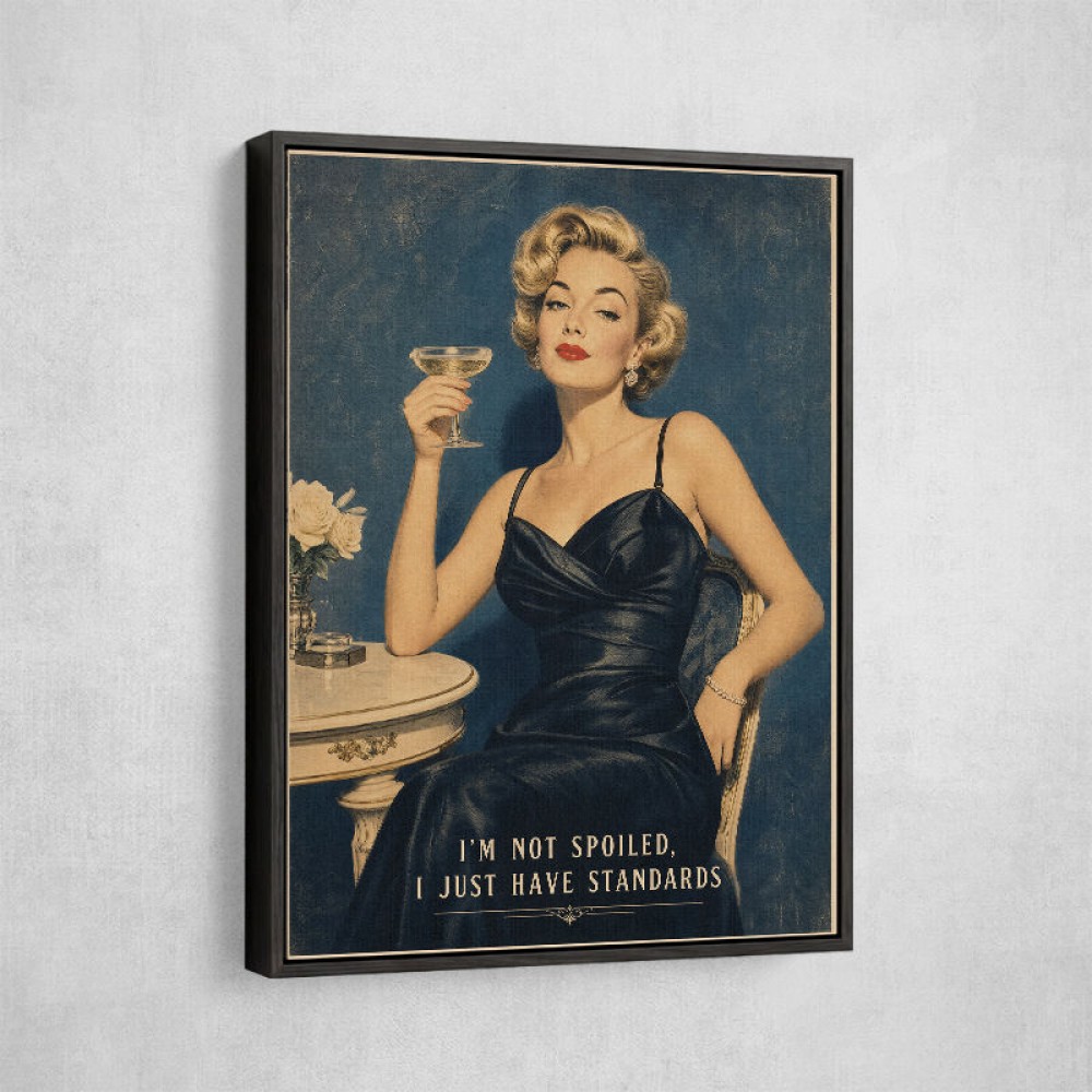 I'm Not Spoiled - I just Have Standards Vintage Style Wall Art