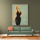 Too Glamorous For A Bad Mood Vintage Glamour Style Wall Art