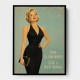 Too Glamorous For A Bad Mood Vintage Glamour Style Wall Art