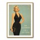 Too Glamorous For A Bad Mood Vintage Glamour Style Wall Art