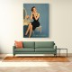 Too Pretty To Panic Vintage Glamour Style Wall Art