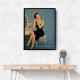 Too Pretty To Panic Vintage Glamour Style Wall Art