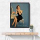 Too Pretty To Panic Vintage Glamour Style Wall Art