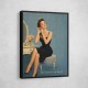 Too Pretty To Panic Vintage Glamour Style Wall Art