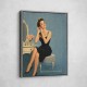 Too Pretty To Panic Vintage Glamour Style Wall Art