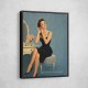 Too Pretty To Panic Vintage Glamour Style Wall Art