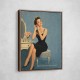 Too Pretty To Panic Vintage Glamour Style Wall Art