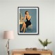 Too Pretty To Panic Vintage Glamour Style Wall Art
