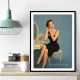 Too Pretty To Panic Vintage Glamour Style Wall Art