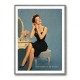Too Pretty To Panic Vintage Glamour Style Wall Art