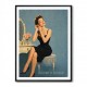 Too Pretty To Panic Vintage Glamour Style Wall Art