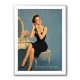 Too Pretty To Panic Vintage Glamour Style Wall Art