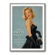 Pretty Polite and Slightly Chaotic Vintage Glamour Wall Art