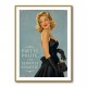Pretty Polite and Slightly Chaotic Vintage Glamour Wall Art
