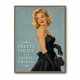 Pretty Polite and Slightly Chaotic Vintage Glamour Wall Art